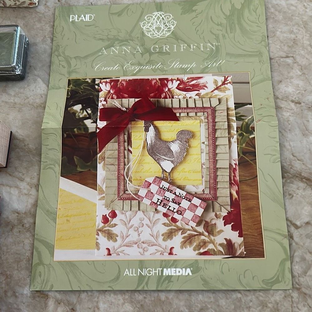 Anna Griffen Rooster Stamp Set - Picture 5 of 5